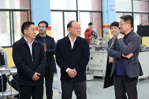 株洲市人社局党组书记、局长潘庆一行到乐动在线体育·（China）官方网站调研湖南省第一届职业技能大赛赛事准备情况