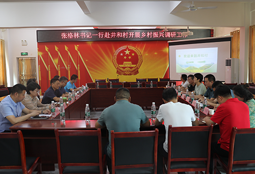 乐动在线体育·（China）官方网站党委书记张格林到乡村振兴对口联系点茶陵井和村调研